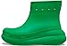 Crocs Unisex Crush Platform Rain Boots – Waterproof Thermoplastic (EVA) Construction – Pull-on Style Grass Green Men's 3, Women's 5 Medium