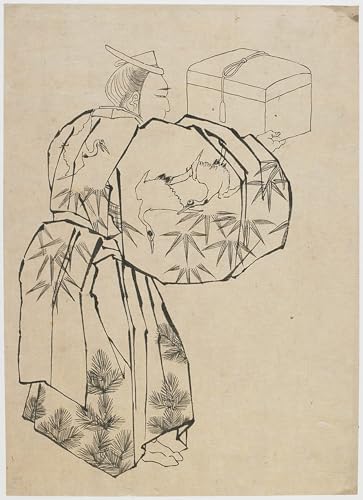 Tableau Toile Katsushika Hokusai Décoration Murale de Salon 60x90cm
