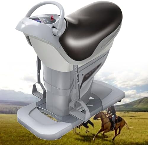 Electric Horse Riding Machine - Abdominal Workout Trainer, Indoor Gym Exercise Equipment for Core Strength & Cardio, Perfect for Home Fitness (Black)