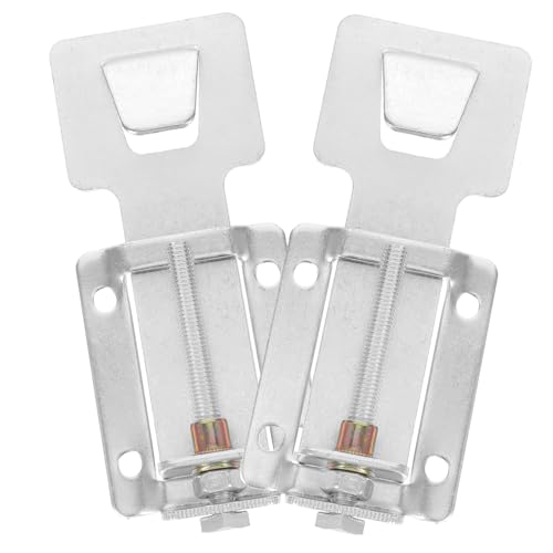 Generic 2pcs Adjustable Range Hood Mounts Heavy Duty Steel Support Brackets for Kitchen Use Easy Installation Versatile Height Compatible with Various Range Hood Models