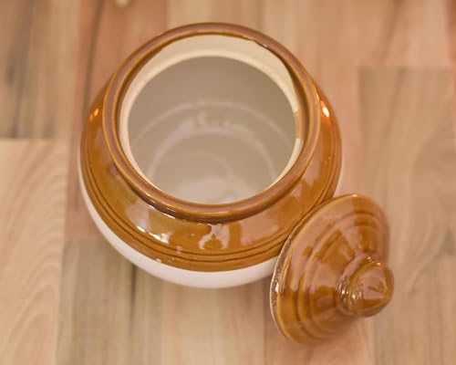 Image of Ceramic Jar 500Ml / Lota Shape Pack Of 1 (1, Lota Shape),Brown