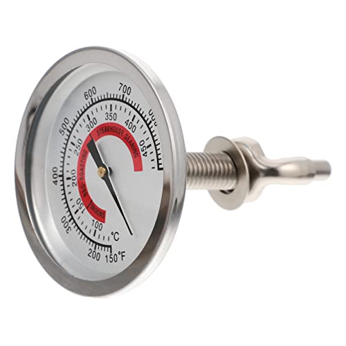 HANABASS Furnace Temperature Gauge Bimetallic Thermometer for Oven Water-Resistant Cooking Thermometer Compact for Easy Use Accurate Readings