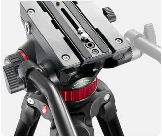 Ivation Replacement Quick Release Plate for The Manfrotto 504X, 608, 612 Nitrotech Fluid Head, MVH502AH, 504HD, MVK502AM, MVH502A,546BK-1, 504HD,546BK, 504HD,535K, 504HD,536K (Set of 2) - Black