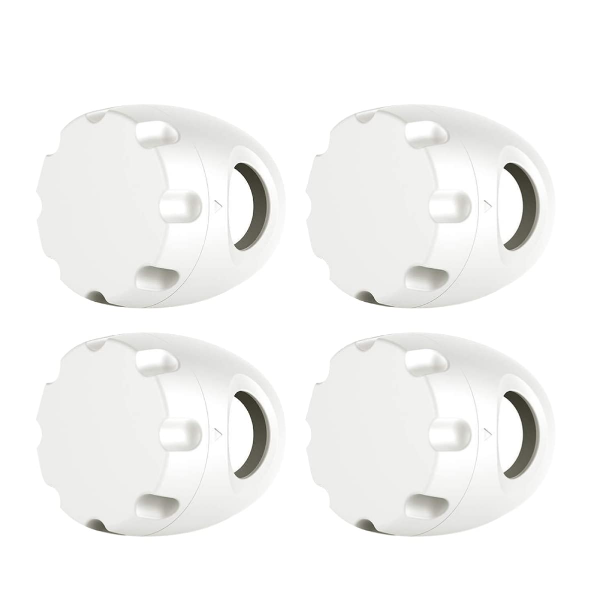 Kisangel Baby Door Handle Lock Covers 4-Pack Child Proof Door Knob Protector Sleeves for Home Safety Preventing Toddler Door Opening 2.55X2.36 Inches
