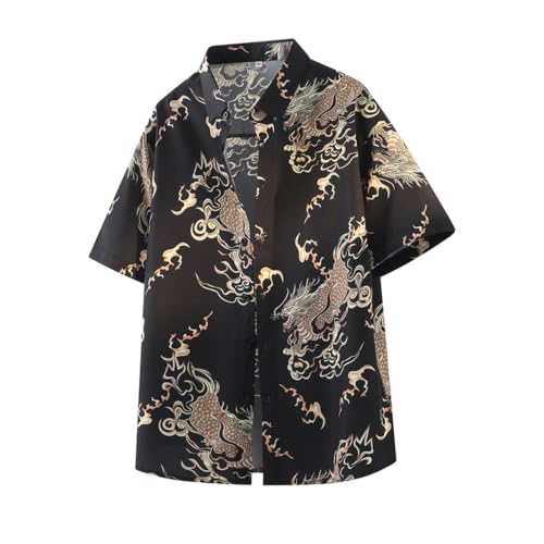 Chemise hawaïenne homme grande taille à motif floral imprimé
