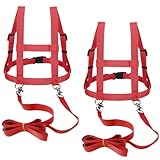 Pferdeleine zum Spielen für Kinder 2 Stück Lila, Pferdegeschirr für...