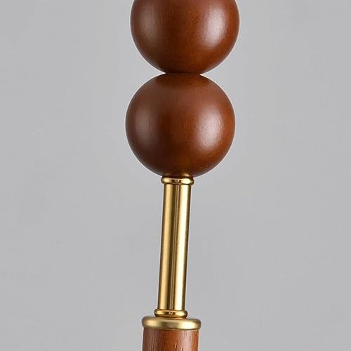 Miniatura 4 de Lámpara colgante de madera nórdica retro gradiente naranja lámpara colgante altura ajustable lámpara colgante para comedor, dormitorio, bar,