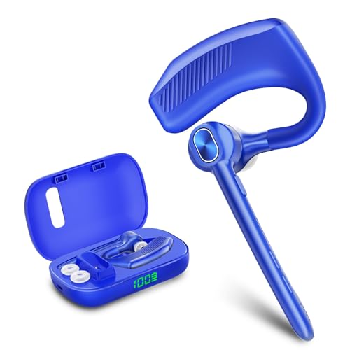Image of Bluetooth Headset Wireless Earpiece Single Ear Headset with Microphone
