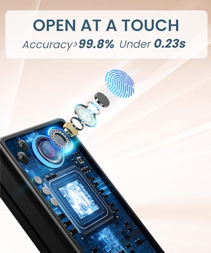 Psos LOCK-1 Keyless Entry Door Lock With Keypad - Fingerprint Door Lock - Smart Locks For Front Door - Electronic Keypad Smart Deadbolt Lock thumb #2