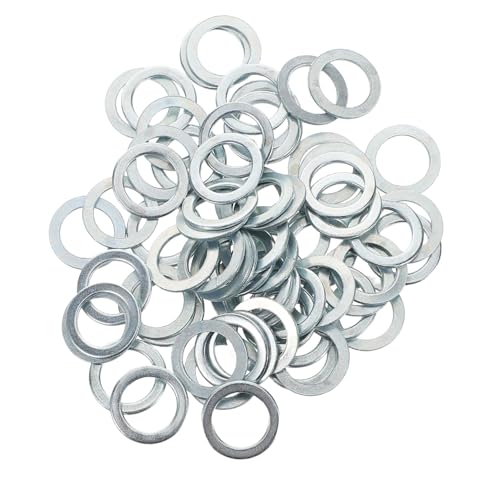 INOOMP 100pcs Skateboard Washer Durable Flat Washers for Skateboard Axles Trucks Easy to Install for Various Sports Equipment