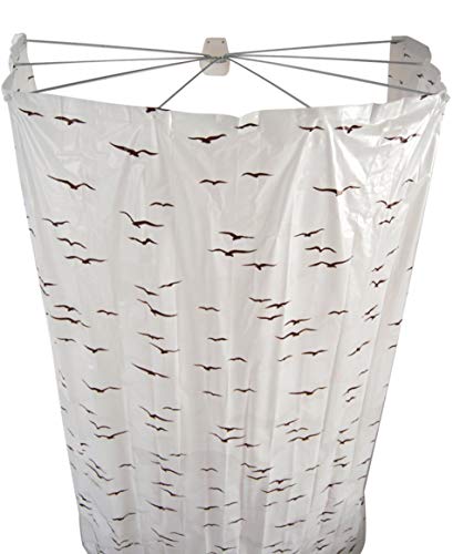 RIDDER Ersatzduschvorhang Ombrella Sylt beige 210x170 cm