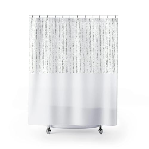 Rideau de douche à rayures vertes et blanches en polyester 182cm - 2