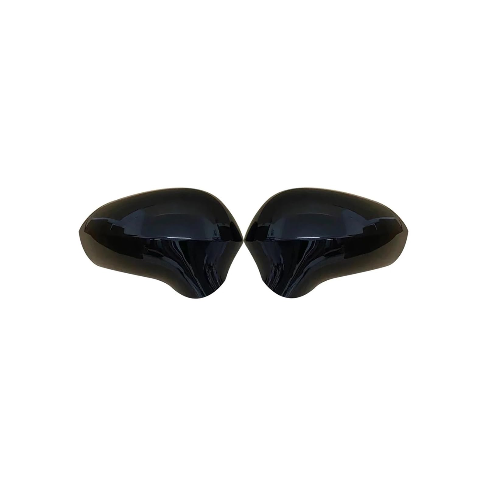 Lateral Puerta Tapas Espejo 2 Tapas Espejo Retrovisor Lateral Coche Compatibles con para Seat para Leon MK2 para Ibiza MK4 6J para Exeo 3R 2008-2017 Carcasa Espejo(Gloss Black)