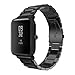 Angersi Correa Compatible con AMAZFIT Bip Younth Correa,Liberación rápida Solid Stainless Steel Metal Business Bracelet Strap Compatible con AMAZFIT Bip Younth/Bip Youth Edition/GTS