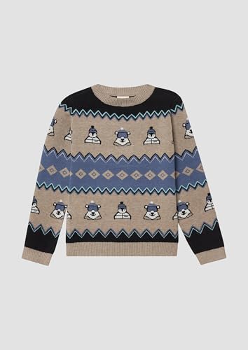 Jersey s.Oliver Junior 2173455 de punto fino con acabados de alta costura infantil 5