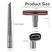3 Packs Upholstery Tool,Crevice Tool and Dust Brush Compatible with Shark Navigator Lift-Away Vacuum Cleaner Models NV350, NV351, NV352, NV355, NV356E, NV357, NV360, NV370, Compare to Part No.112FFJ