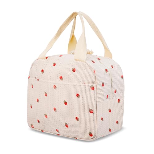 ALICEEDG Isolierte Lunchtasche, Kühltasche Klein für Frauen Männer, Lunch Bag, Thermotasche mit Folienfutter, Kühltasche...