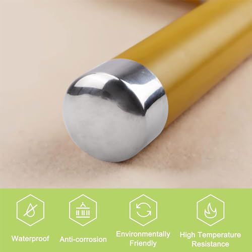 UFURMATE 4PCS Stainless Steel Round Handrail End Caps, 38mm Inner Diameter, Steps Hand Rail End Cover, Silver, 38mm-4pcs - Image 3