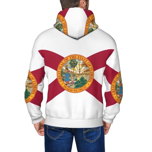 Sweat à capuche zippé homme Floride coupe ample pour un confort absolu - 7