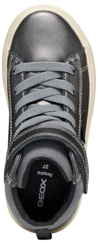 Geox Junior Girl J GISLI Girl C Sneakers DK Grey/Black 30_EU – Ansicht 3