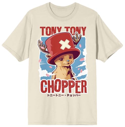 Bioworld One Piece Live Action Tony Tony Chopper Natural Unisex Shirt