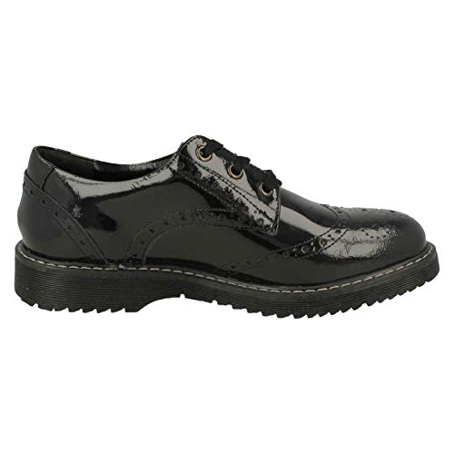 Angry Angels Impulsive II Girls Senior School Shoes Junior 6/39 Black Patent Medium3