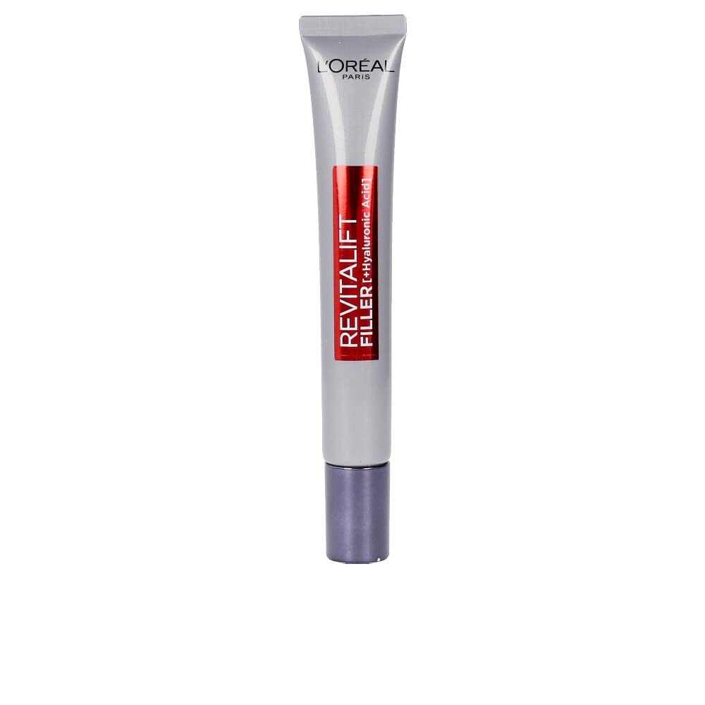 L'Oréal Paris Revitalift Filler Contorno de Ojos Revitalizante, Con Ácido Hialurónico Puro, 15 ml