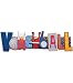 Karen Foster Design, Scrapbooking and Craft Embellishment Stacked Statement, Volleyball