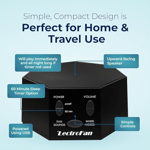 LectroFan Classic Global Power Edition – Portable USB White Noise Machine — view 7