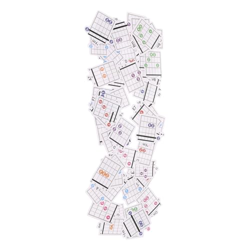 EXAOMBLE ���S�Ҍ��� �M�^�[�R�[�h �t���b�V���J�[�h 57���Z�b�g �g�щ\�� �M�^�[�R�[�h�\ �� ���y�w�K�� ���b�X���p �X�^�b�t�y�[�p�[