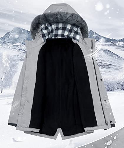 SOLOCOTE Boys Winter Coats Kids Winter Jacket Warm Thick Heavyweight Tough Long Windproof Outwear with Hood4