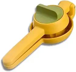 Espremedor de Limão e Laranja Manual Dupla Ação, (AMARELO)