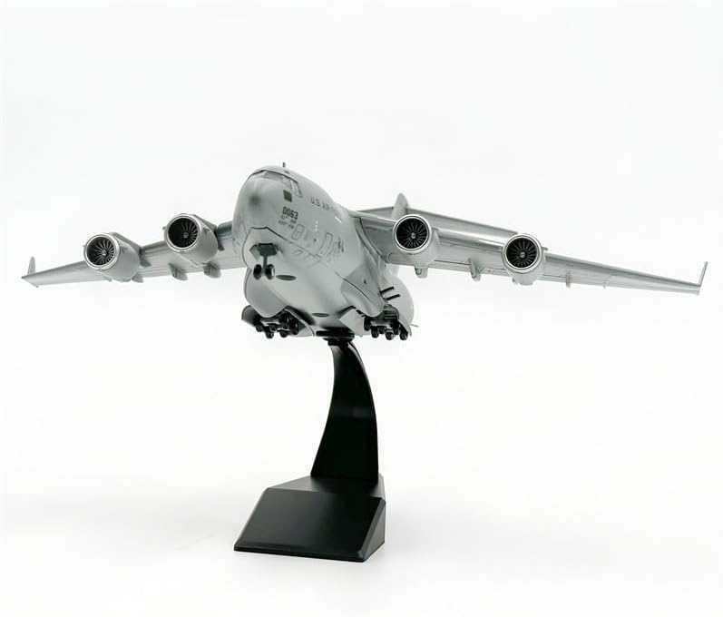 1:200 C-17 Globemas III Military Transport Aircraft Models, Metal Diecast Airplane, Pre-Build Plane Collectible and Desktop Decor.