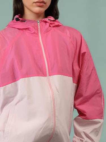 Image of CHKOKKO Sunscreen Jacket for Women Hooded Zipper Sports Jacket | UV Protection | Sun Protective | Lightweight Water Resistant | Riding Biker | Outdoor Travel Gym Running