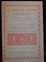 M. Tvlli ciceronis, Orationes: Pro milone, Por Marcello, Pro Ligario, Pro Rege Deiotaro, Philippicae I-XIV, SCRIPTORVM CLASSICORVM BIBLIOTHECA OXONIENSIS SERIES B000UV8GWS Book Cover
