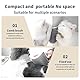 2 Pack Massage Ecke Katze Bürste,Katzen Bürste Kamm,Katze Self Groomer,Cat Groomer,Katzenbürste Wand,Cat Self Groomer,Für Langhaar Kurzhaar Katze Massage (Ohne Katzenminze)