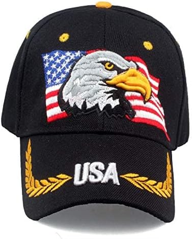 Patriotic USA American Bald Eagle Base-Ball Dad Hat Cap for Men or Women - Image 3