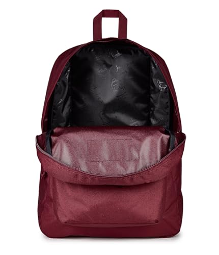 Image of JanSport SuperBreak One Backpack - Durable, Lightweight Bag with 1 Main Compartment, Front Utility Pocket with Built-in Organizer, Premium Backpack, Cherry Lacquer