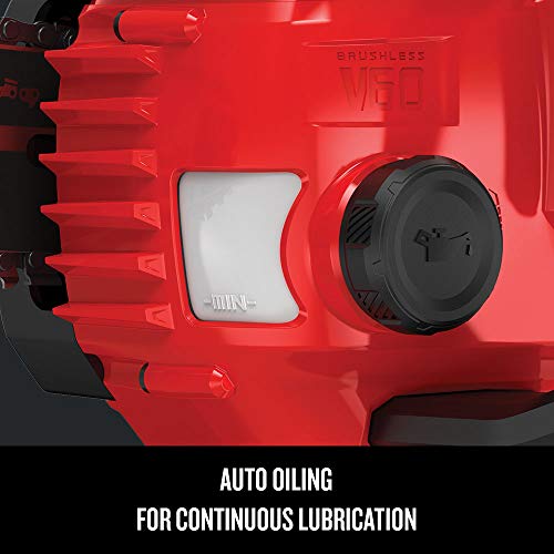CRAFTSMAN V60 Cordless Chainsaw, 16-Inch (CMCCS660E1)
