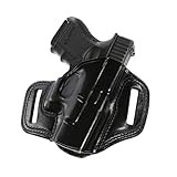 Galco Combat Master Belt Holster for Glock 26, 27, 33 (Black, Right-Hand)