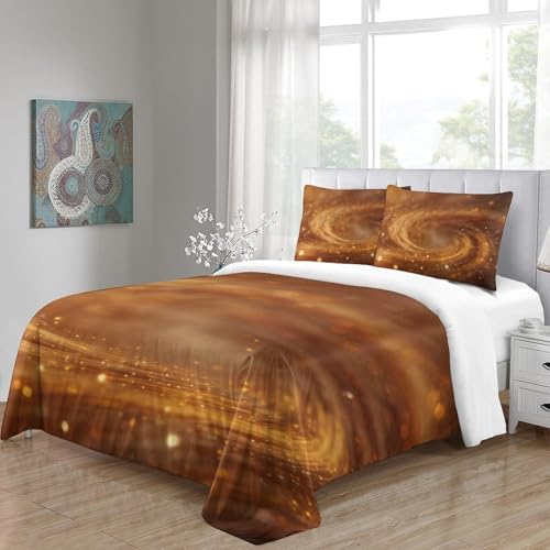 Housse de couette univers 260x220cm imprimé 3D galaxie univers - 5