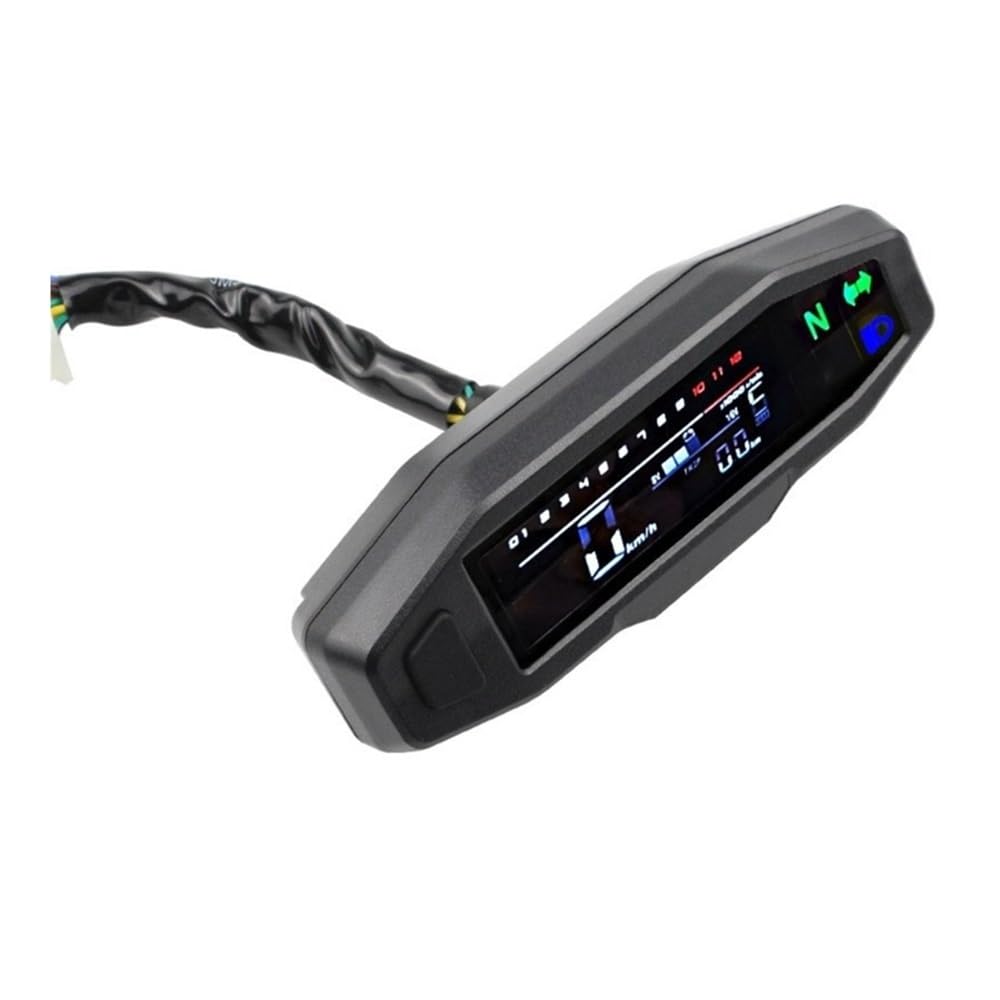 Contachilometri Tachimetro Moto Contachilometri Contagiri Contagiri Digitale A LED Cruscotto Display Del Misuratore Del Quadro Strumenti Universale