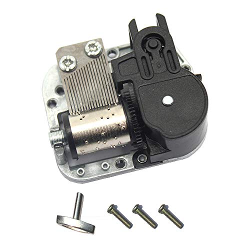 SPILAY Music Movement for DIY Dollhouse Accessories,Romantic Manual Rotation Big Music Box Suitable for Most Doll House (Castle in The Sky)