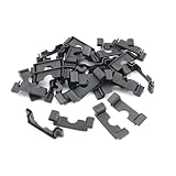 ZYAMY 30PCS DIN Rail End Cover Protectors 7.5mm Thickness 35mm Width Terminal Board for Industrial Electronic Equipment C45 Cut Resistant Protectors Protective Sleeves for Miniature Circuit Breakers