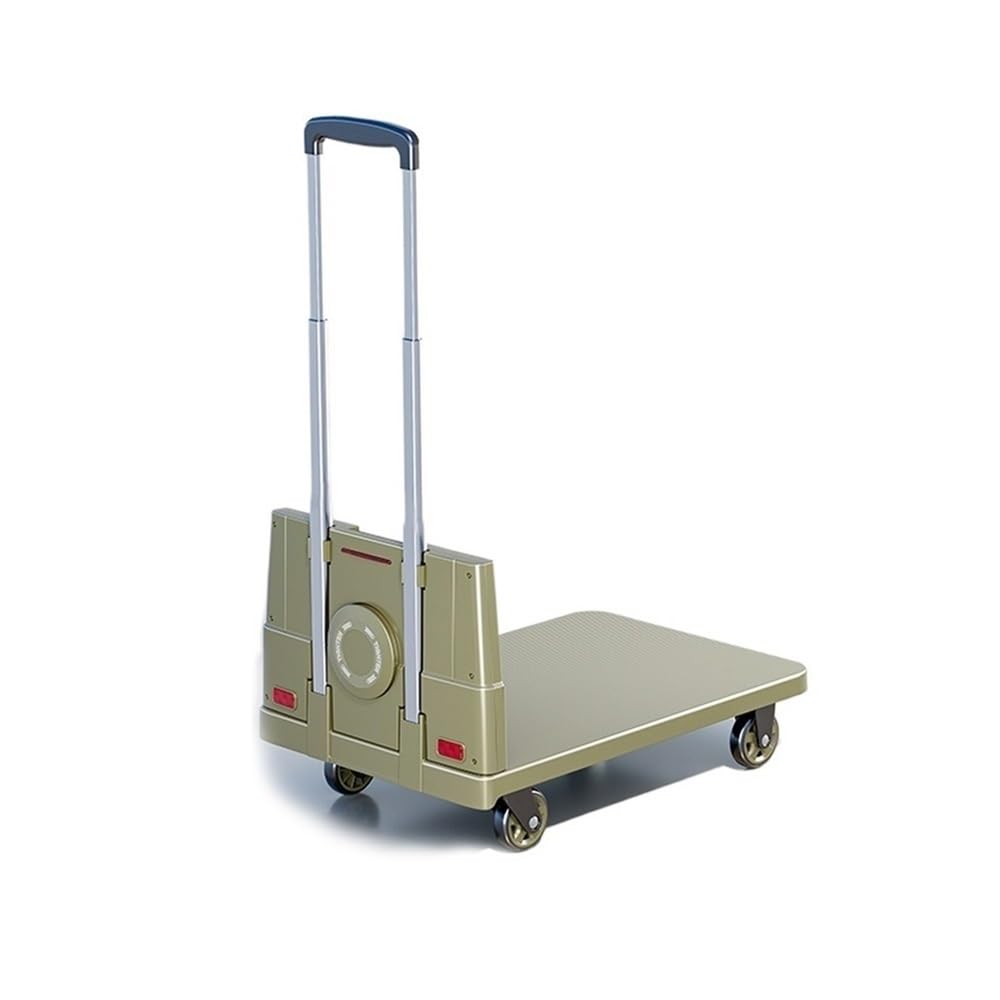 HandTruck, Wózek transportowy do transportu domowego, przyczepa towarowa, składany pojazd przenośny,Dolly(Green,S)