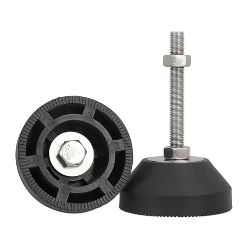 Patas de torno ajustables M8 a M12 con base de nailon articulada para sofás 2
