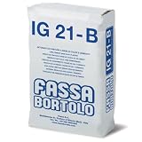 FASSA IG 21 B Intonaco di Finitura Bianco a Base di Calce e Cemento Portland, per Interni ed Esterni, Sacco da 25 kg