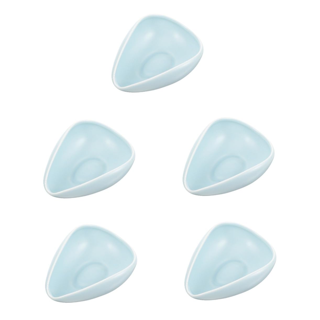 PRETYZOOM 5 Piezas porta cucharas para barra de café sujeta cucharas cocina soporte cucharas cocina estantes para cucharas pala de harina de café minicucharas polvo de café cerámica