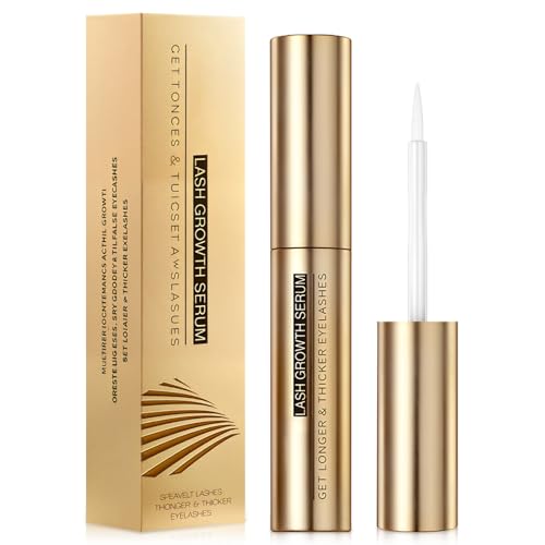 Eyelash Growth Serum, Natural Lash Serum for Thicker, Longer, Fuller Lashes, Strength & Nourishment for Women Eyelash