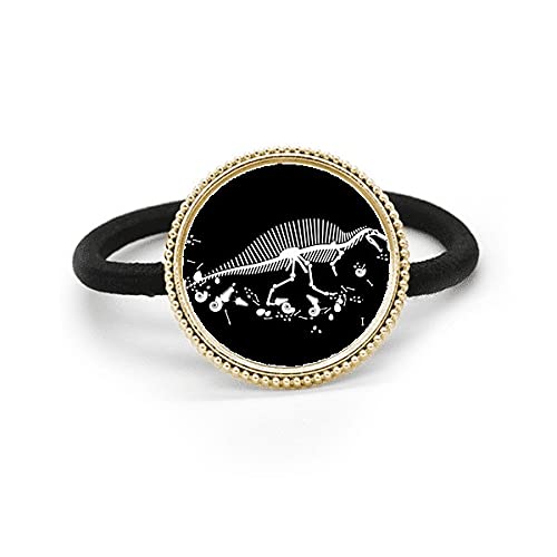 Regalo de moda: tocado de dinosaurio estilo Art Deco con goma de metal